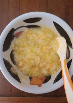 Foto resep Sup Labu Kuning Salmon -MPASI