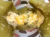 Pepes Salmon Bayam Wortel Keju- MPASI