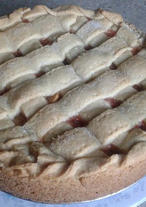 Una foto de Kuchen de Manzana