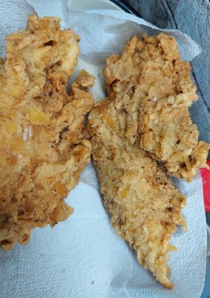 Una foto de Marineras de pollo con rebozado bomba