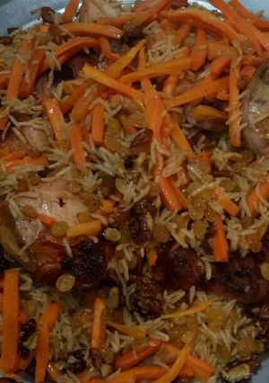 صورة لوصفة ارز بخاري على طريقتي
