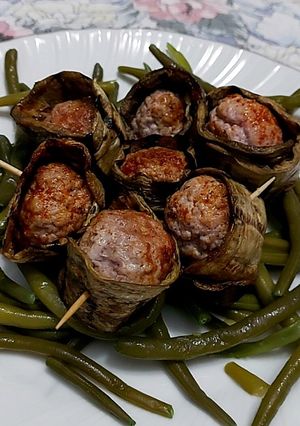 Foto di Involtini di melanzane con polpettine di manzo