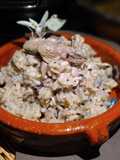 Arroz con Pato, Champiñones y Trufa