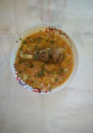 O poză a rețetei Tocăniță de cartofi a la Gabriela diferită.