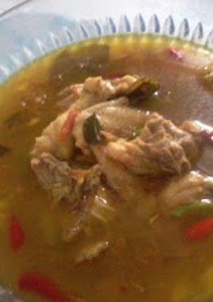 Foto resep Asem - Asem Kuah Ayam Kampung Kaya Rempah 