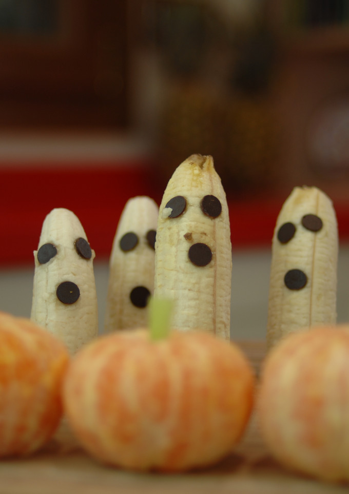 Una foto de Frutas decoradas para Halloween {FitKen}