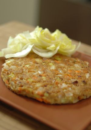 Una foto de Hamburguesas vegetarianas de avena {FitKen}