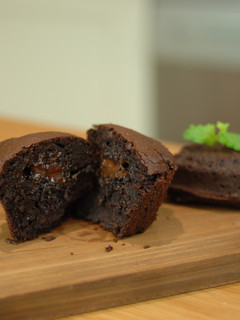 Una foto de Brownie de chocolate vegano {FitKen}