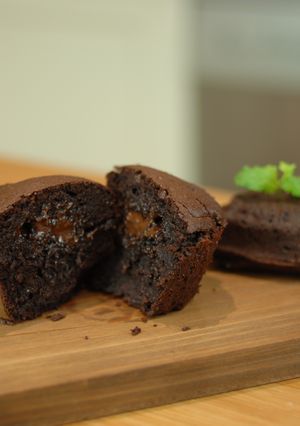 Una foto de Brownie de chocolate vegano {FitKen} 