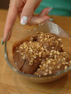Una foto de Helado de chocolate casero fácil {FitKen}
