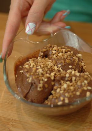 Una foto de Helado de chocolate casero fácil {FitKen} 