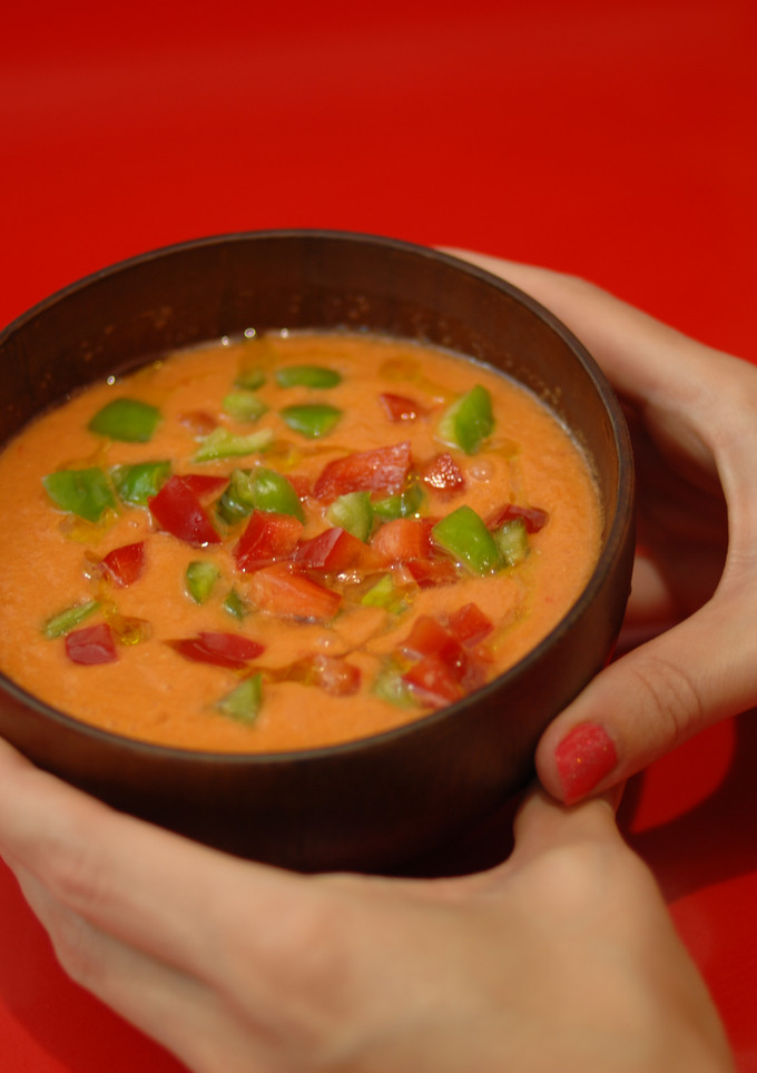 Una foto de Cómo hacer gazpacho {FitKen}