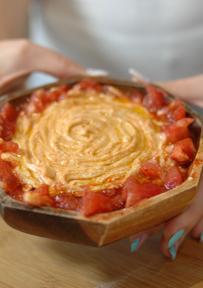 Una foto de Hummus de garbanzos {FitKen}