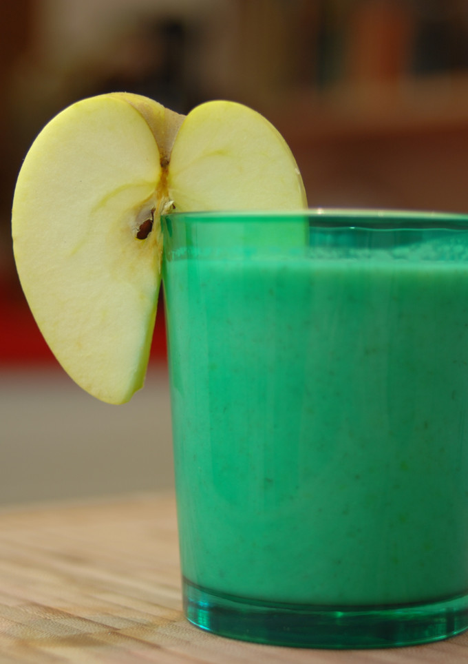 Una foto de Jugo de avena y manzana para adelgazar {FitKen} 