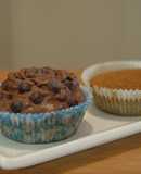 Magdalenas veganas con frosting de chocolate 