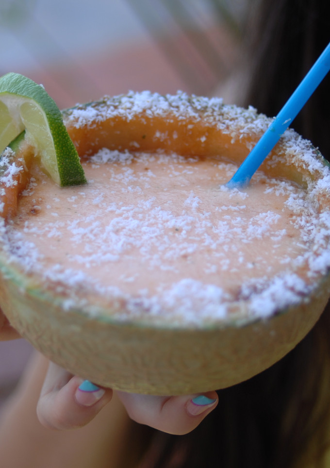 Una foto de Smoothie de melón