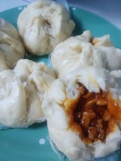 Foto resep Bakpao isi ayam pedas