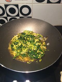 Foto resep Tumis kangkung bunga pepaya