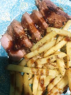 Foto resep Steak daging sapi kurban
