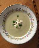 Crema de apio y chayote