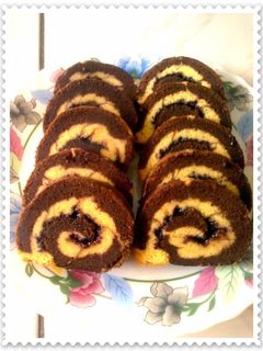 Foto resep BOLU GULUNG COKLAT-MANDARIN