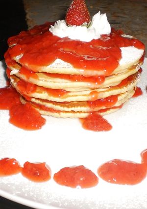 Foto resep PANCAKE SAUS STRAWBERRY