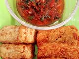 Tahu tempe goreng terasi cocol sambel kemangi