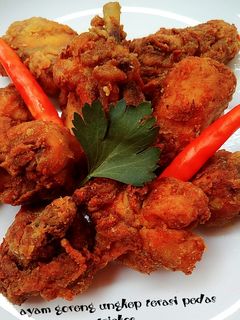 Foto resep Ayam Goreng Ungkep Terasi Pedas