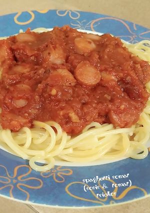 Foto resep Spaghetti Somat (sosis & tomat)