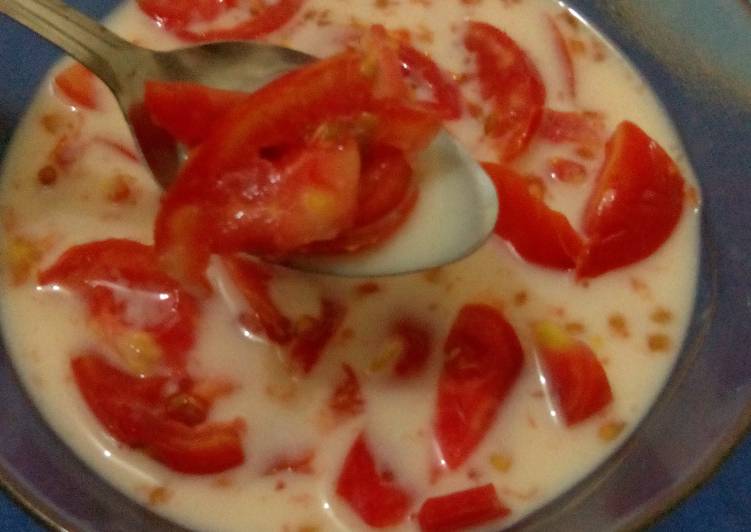 Resep Sup Tomat Segar oleh bied - Cookpad