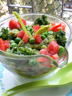 A picture of Green Peas Upma.