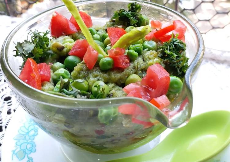 Step-by-Step Guide to Make Speedy Green Peas Upma