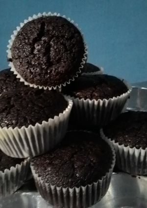 Foto resep choco custard muffins ala vina