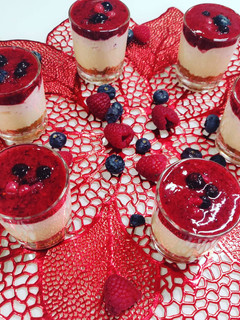 Una foto de Vasitos de cheesecake
