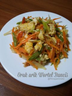 Foto resep Orak Arik Wortel Buncis
