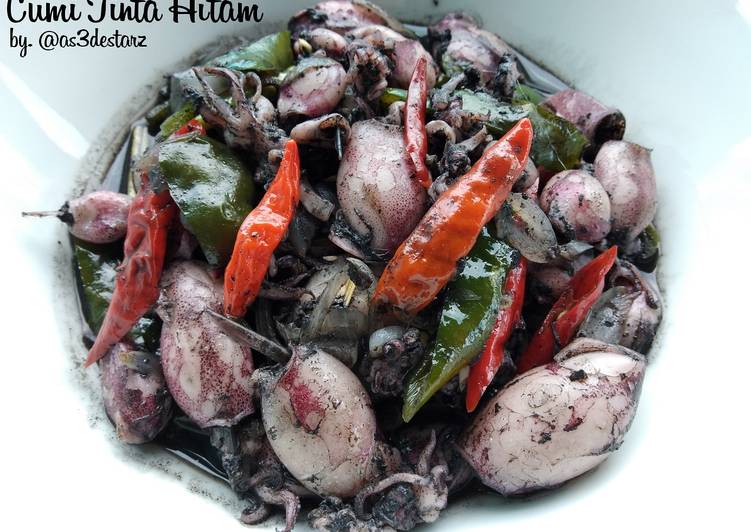 Resep Cumi Tinta Hitam Lezat