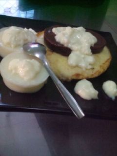 Foto resep Pancake pudding coklat mix fla susu