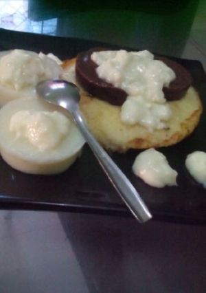 Foto resep Pancake pudding coklat mix fla susu