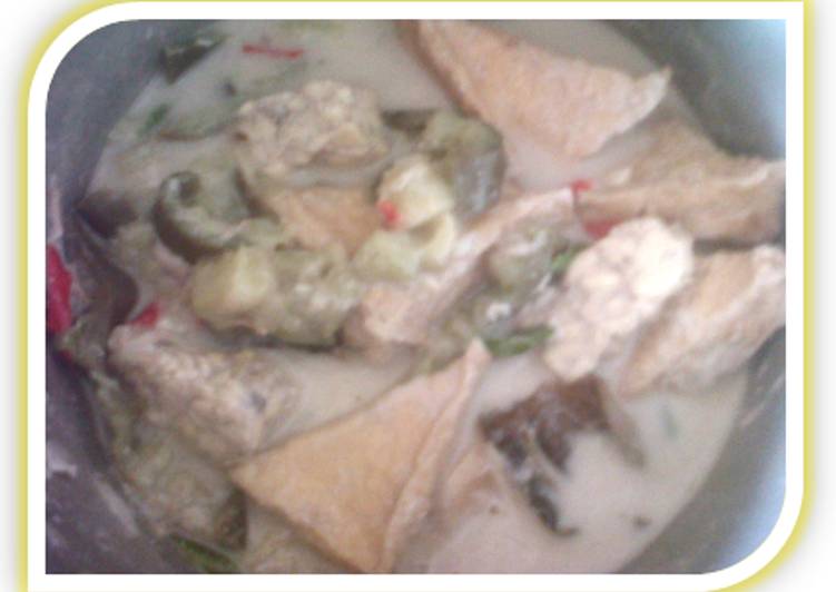 Resep Sayur Embek-embek (Sayur Lodeh Ikan Pari), Enak