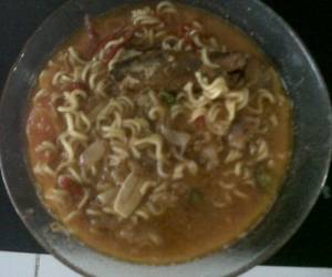 Cara Menyajikan Sarden Mie Cabe Rawit Praktis Enak