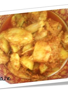 Foto resep Rendang ayam kentang