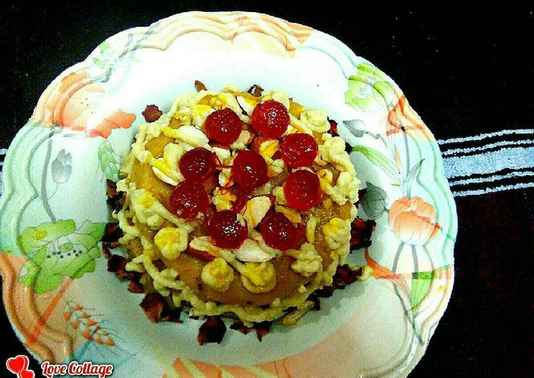 layered halwa ? cake recipe main photo