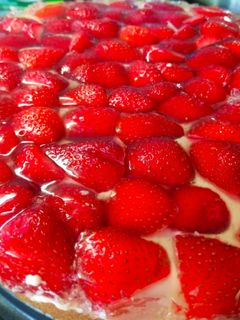 Φωτογραφία της συνταγής Τάρτα Φράουλα 🍓 χωρίς μίξερ!!