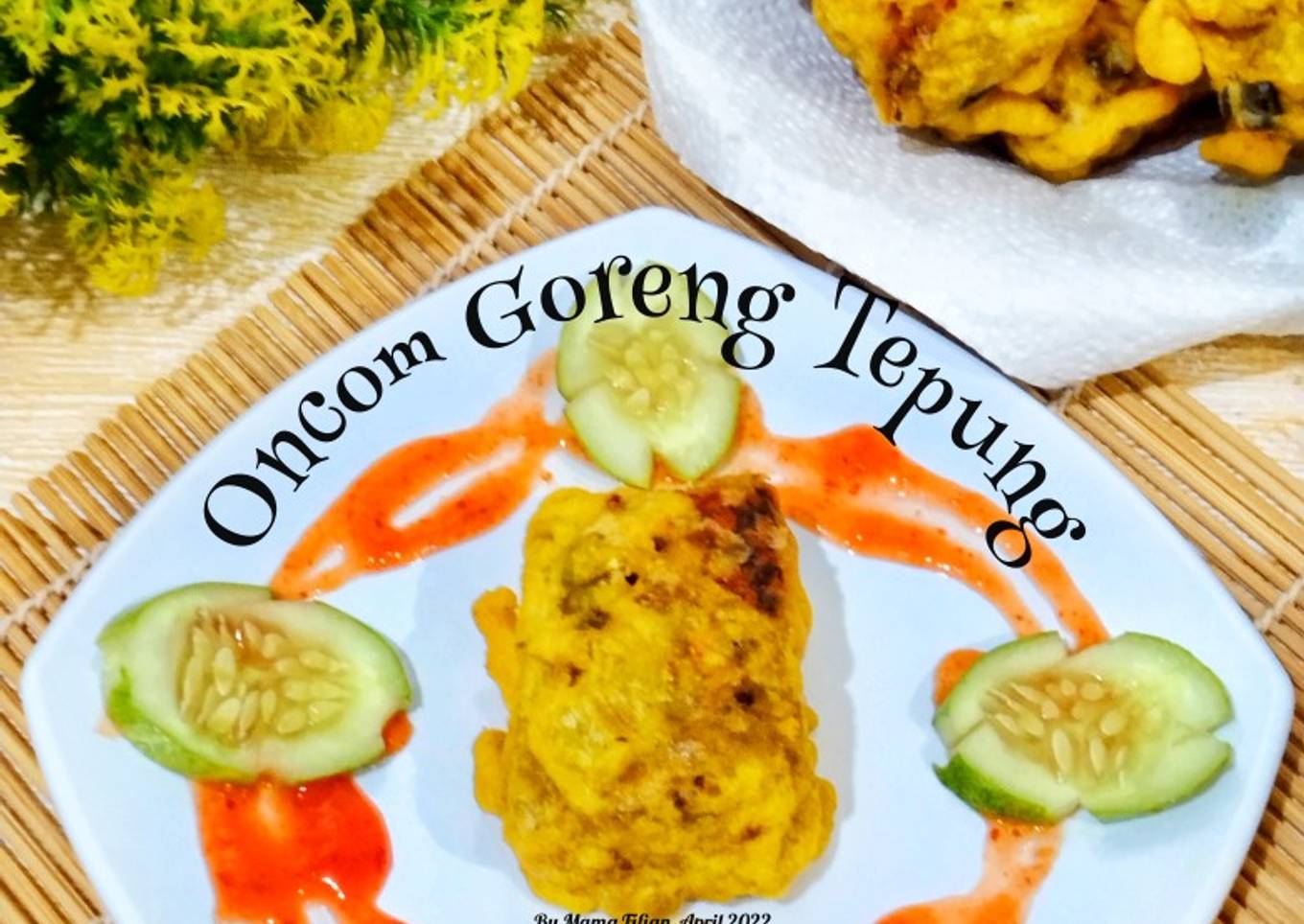 Oncom Goreng Tepung