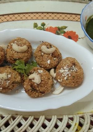 A picture of Healthy Oats Cutlet  In  Air  Fryer.