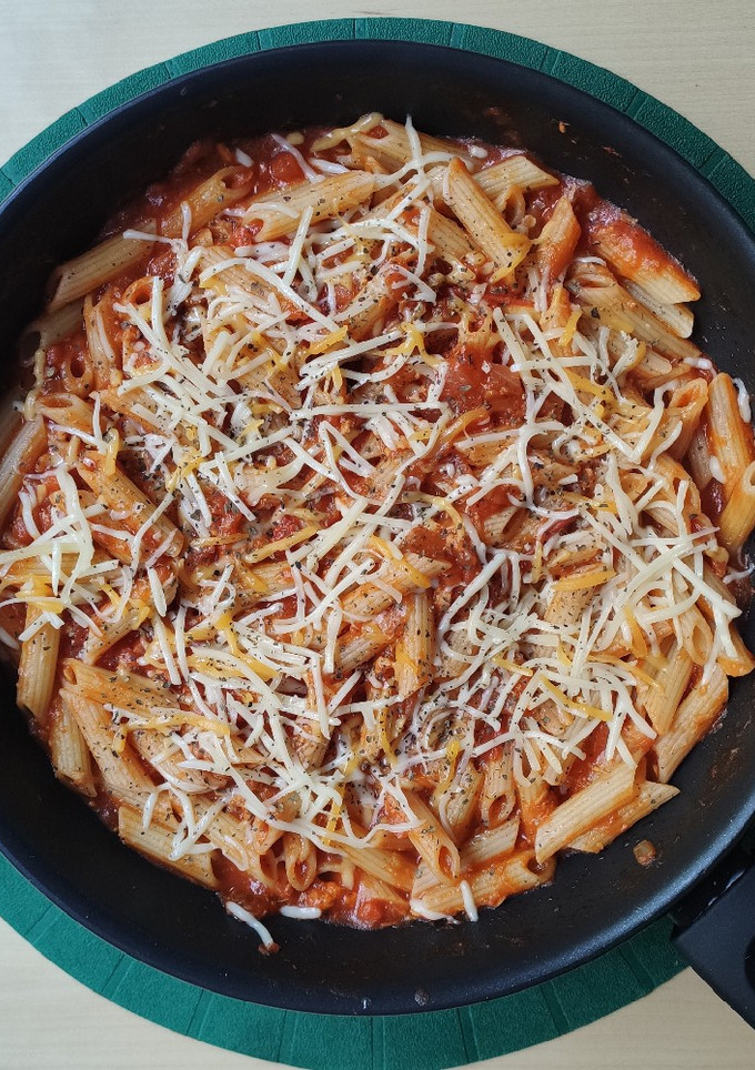 Una foto de Pasta napolitana