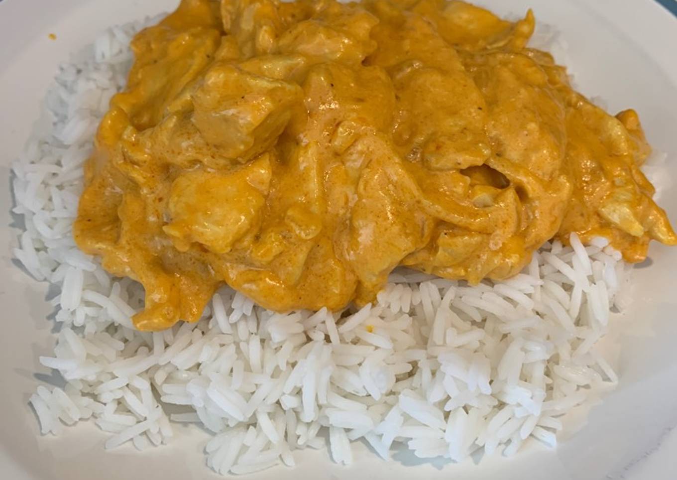 Arroz basmati con pollo al curry🍚🍗