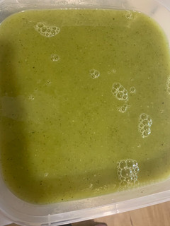Una foto de Crema de calabacín y puerro
