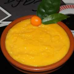 Una foto de Crema de Naranjas