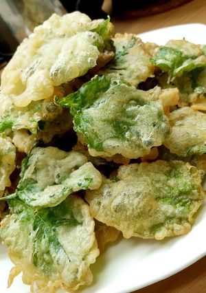 Foto resep Crispy spinach